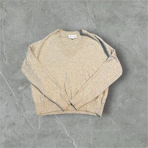 Marled Light Tan Sweater
